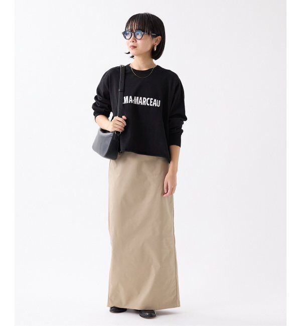 IENA「LEVITAコットン ロゴニット」|ニット・セーター|