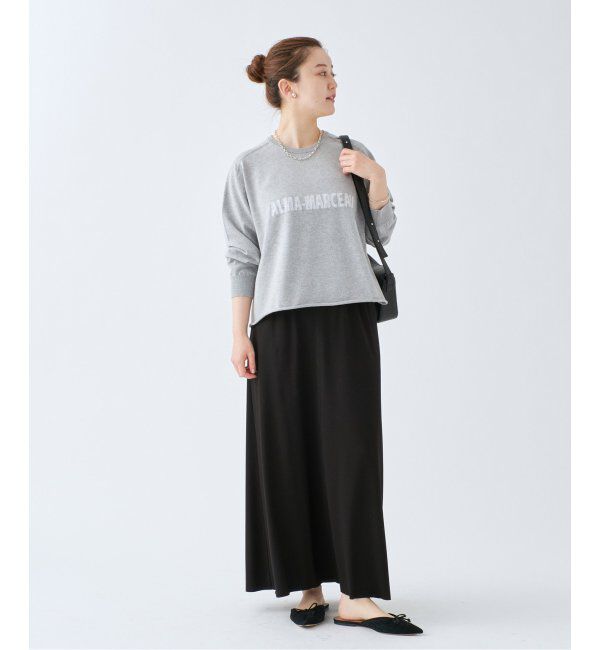 IENA「LEVITAコットン ロゴニット」|ニット・セーター|