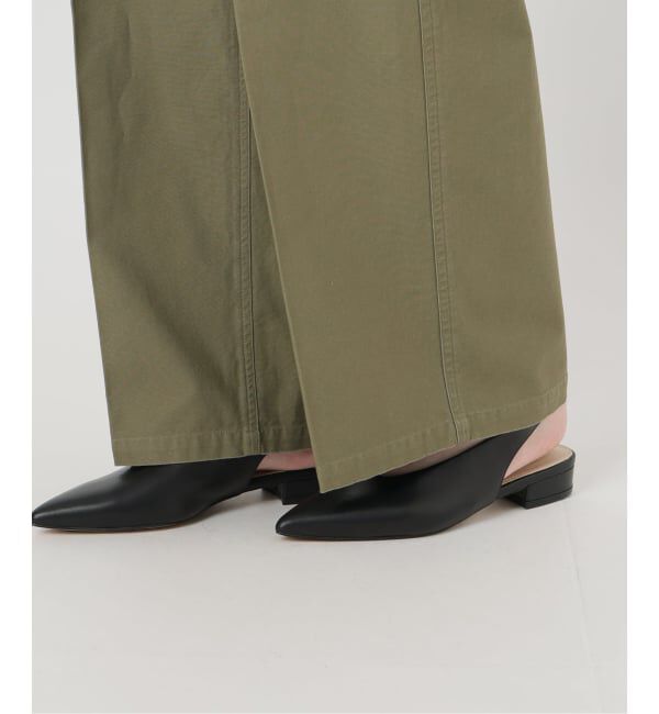 SLOBE IENA「バックサテンミリタリーパンツ」|カーゴ|