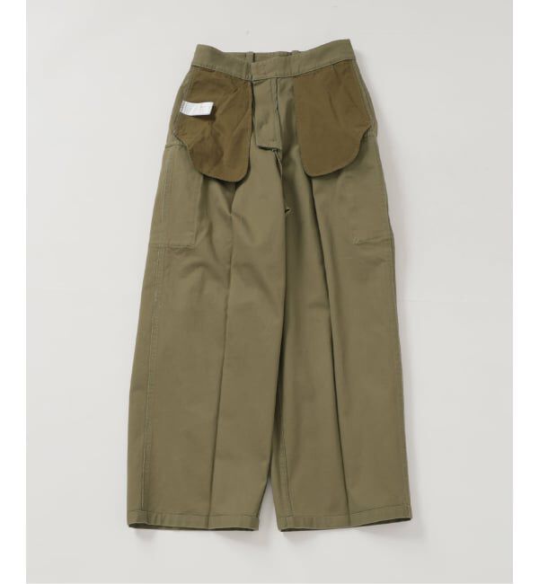 SLOBE IENA「バックサテンミリタリーパンツ」|カーゴ|
