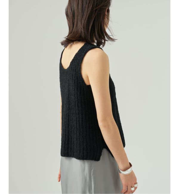 VERMEIL par iena「《予約》カールヤーン ノースリーブ」|タンクトップ|
