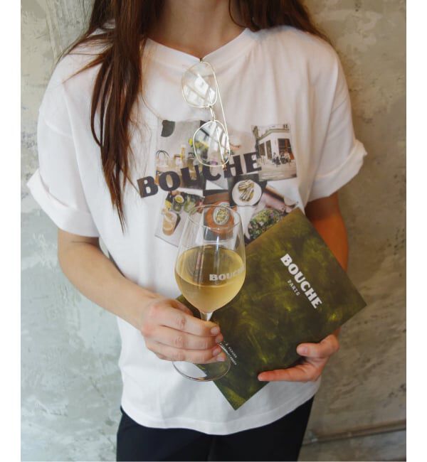 SLOBE IENA「BOUCHE SLOBE別注 LOGO TEE」|Tシャツ・カットソー|