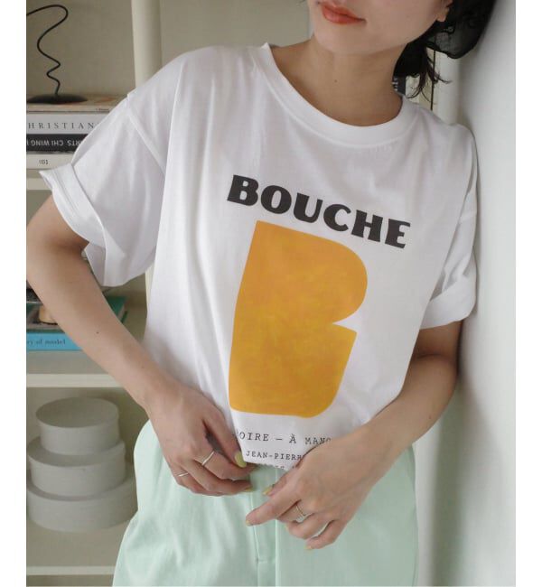 SLOBE IENA「BOUCHE SLOBE別注 LOGO TEE」|Tシャツ・カットソー|