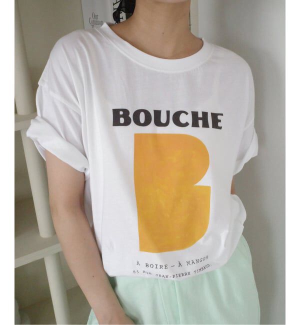 SLOBE IENA「BOUCHE SLOBE別注 LOGO TEE」|Tシャツ・カットソー|