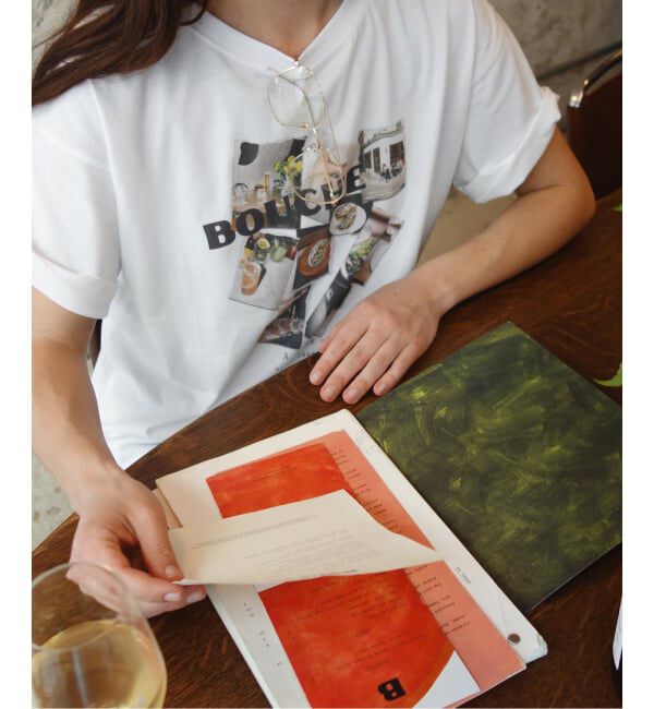 SLOBE IENA「BOUCHE SLOBE別注 LOGO TEE」|Tシャツ・カットソー|