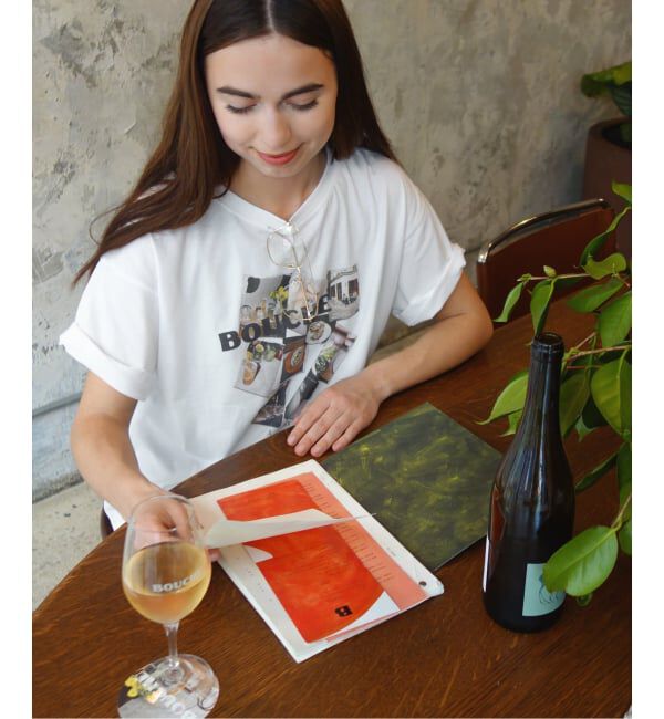 SLOBE IENA「BOUCHE SLOBE別注 LOGO TEE」|Tシャツ・カットソー|