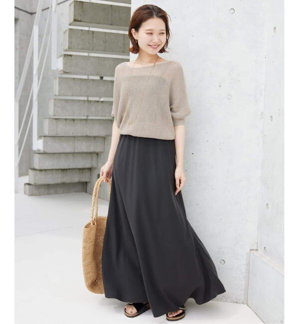 SLOBE IENA「《3サイズ展開/シリーズあり/追加2予約》フィブリルマーメイドフレアスカート」|スカート|