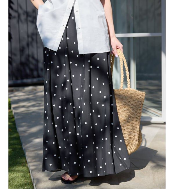 SLOBE IENA「《3サイズ展開/シリーズあり/追加2予約》フィブリルマーメイドフレアスカート」|スカート|