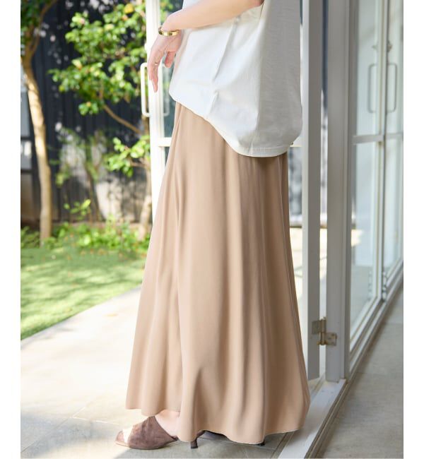 SLOBE IENA「《3サイズ展開/シリーズあり/追加2予約》フィブリルマーメイドフレアスカート」|スカート|