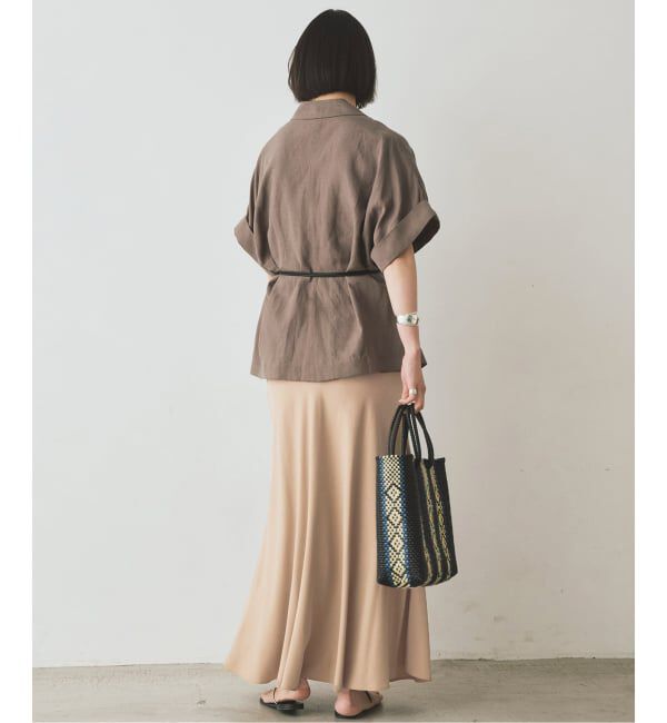 SLOBE IENA「《3サイズ展開/シリーズあり/追加2予約》フィブリルマーメイドフレアスカート」|スカート|