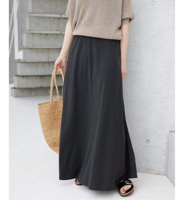 SLOBE IENA「《3サイズ展開/シリーズあり/追加2予約》フィブリルマーメイドフレアスカート」|スカート|