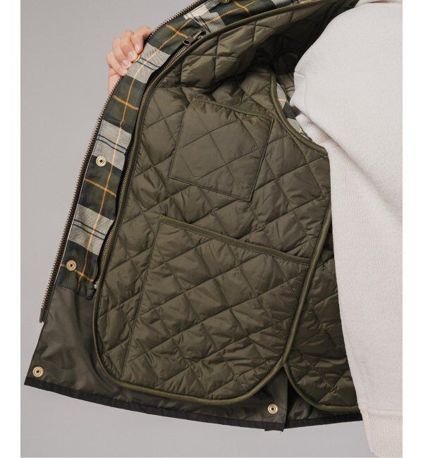 EDIFICE「Barbour for MARKAWARE & EDIFICE 別注 QUILTING VEST」|ダウン|