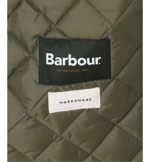 EDIFICE「Barbour for MARKAWARE & EDIFICE 別注 QUILTING VEST」|ダウン|