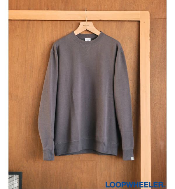 EDIFICE「LOOPWHEELER for LOWERCASE ライトツリウラケ ルーズフィットスウェット」|スウェット・ジャージ|グレー