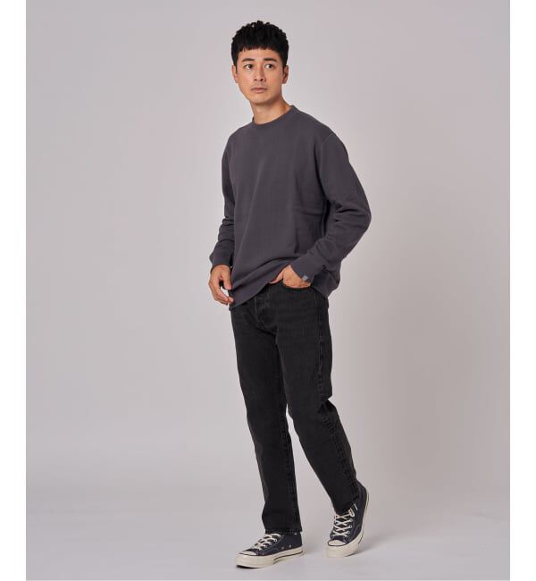 EDIFICE「LOOPWHEELER for LOWERCASE ライトツリウラケ ルーズフィットスウェット」|スウェット・ジャージ|