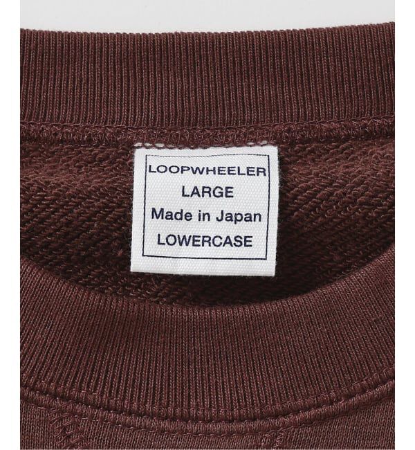 EDIFICE「LOOPWHEELER for LOWERCASE ライトツリウラケ ルーズフィットスウェット」|スウェット・ジャージ|