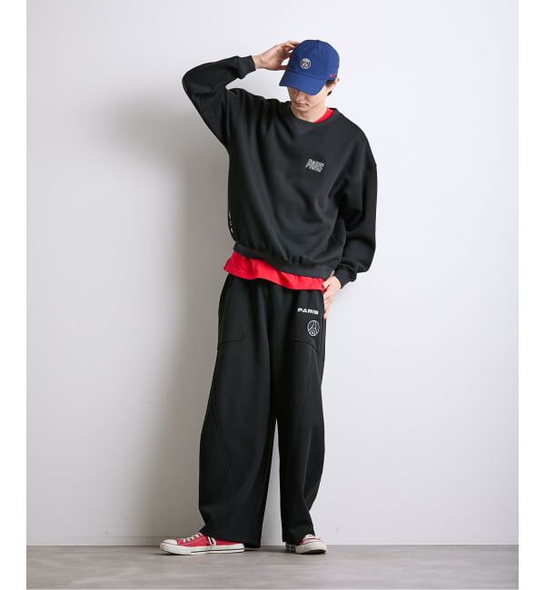 Paris Saint-Germain「【Paris Saint-Germain / パリ・サン＝ジェルマン】 JP Knit-Like Script Sweat」|スウェット・ジャージ|