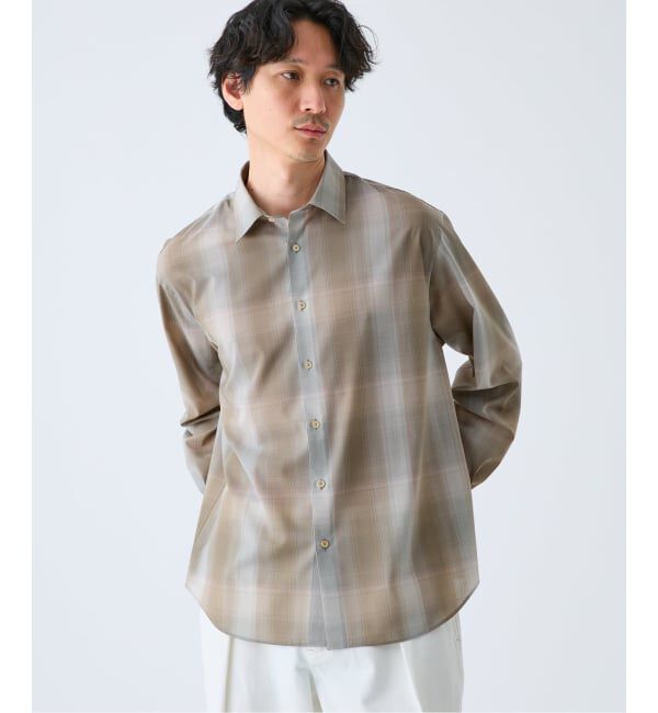 EDIFICE「ウール チェック レギュラー シャツ」|シャツ・ブラウス|
