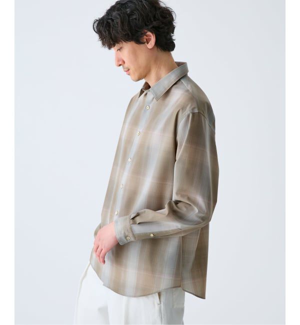 EDIFICE「ウール チェック レギュラー シャツ」|シャツ・ブラウス|