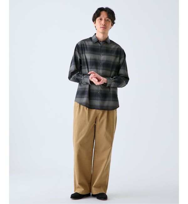EDIFICE「ウール チェック レギュラー シャツ」|シャツ・ブラウス|