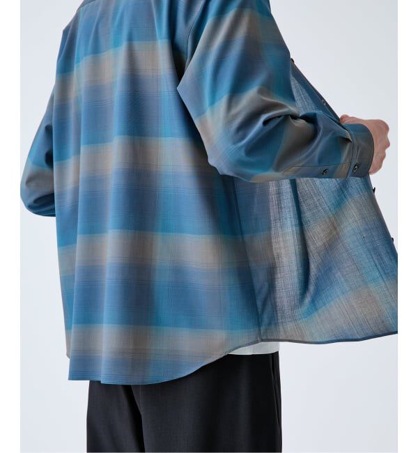 EDIFICE「ウール チェック レギュラー シャツ」|シャツ・ブラウス|