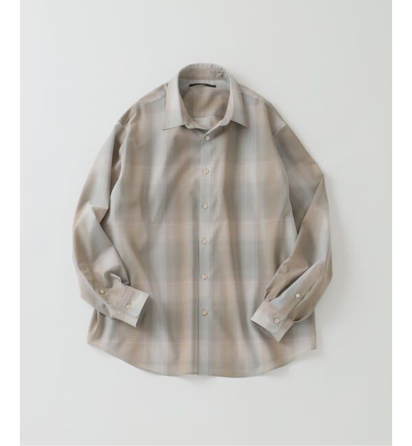 EDIFICE「ウール チェック レギュラー シャツ」|シャツ・ブラウス|