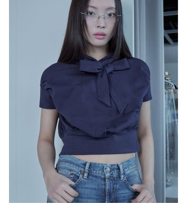 PULP「【Geek Office / ギークオフィス】TIE SWEAT PULL」|パーカー|ネイビー