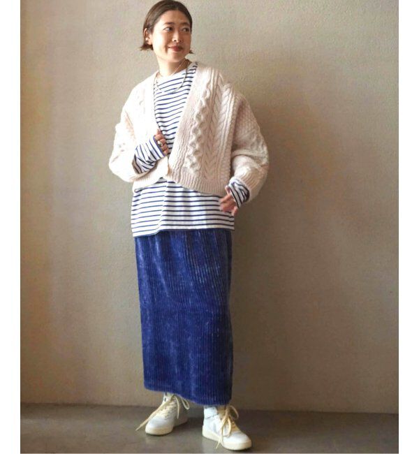 journal standard luxe「ラメボーダー クルーネックBigプルオーバー」|Tシャツ・カットソー|