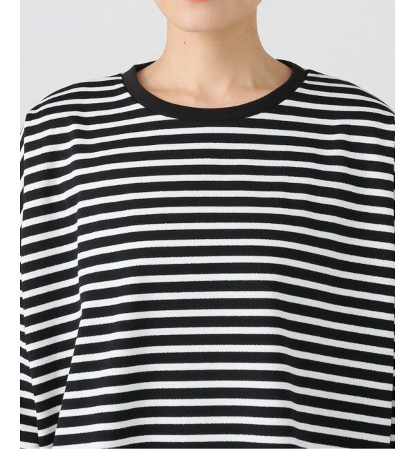 journal standard luxe「ラメボーダー クルーネックBigプルオーバー」|Tシャツ・カットソー|