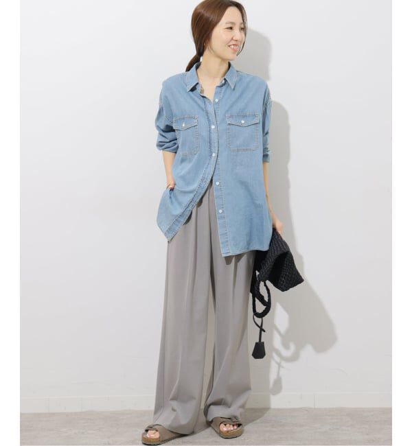 JOURNAL STANDARD relume「《追加/一部WEB限定/新色》スムースフレアタックパンツ」|スラックス|