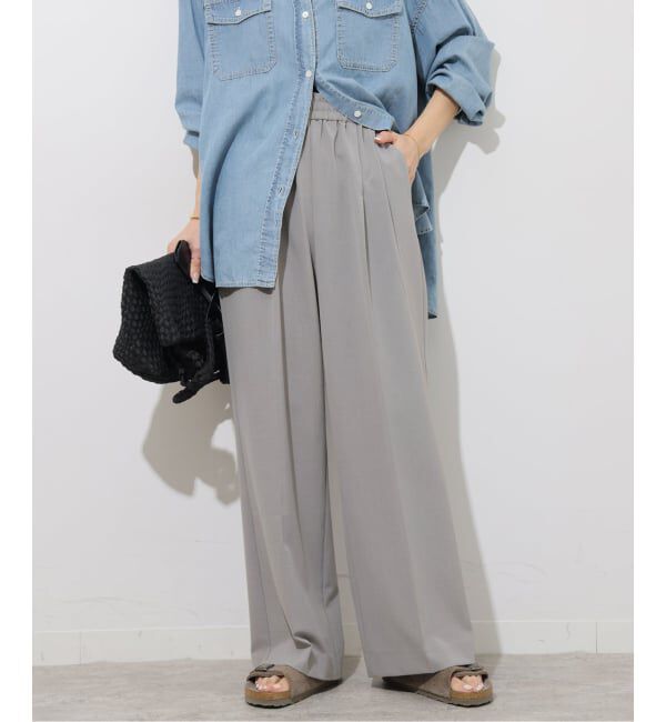 JOURNAL STANDARD relume「《追加/一部WEB限定/新色》スムースフレアタックパンツ」|スラックス|