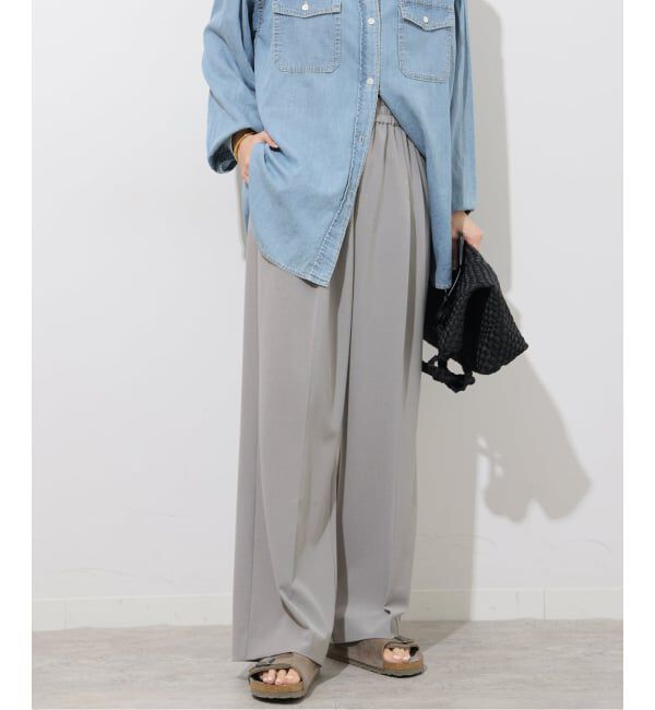 JOURNAL STANDARD relume「《追加/一部WEB限定/新色》スムースフレアタックパンツ」|スラックス|