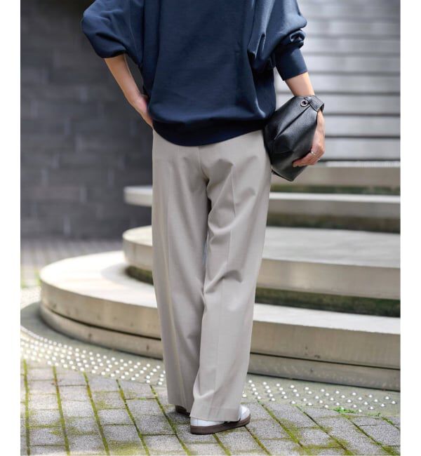 JOURNAL STANDARD relume「《追加/一部WEB限定/新色》スムースフレアタックパンツ」|スラックス|