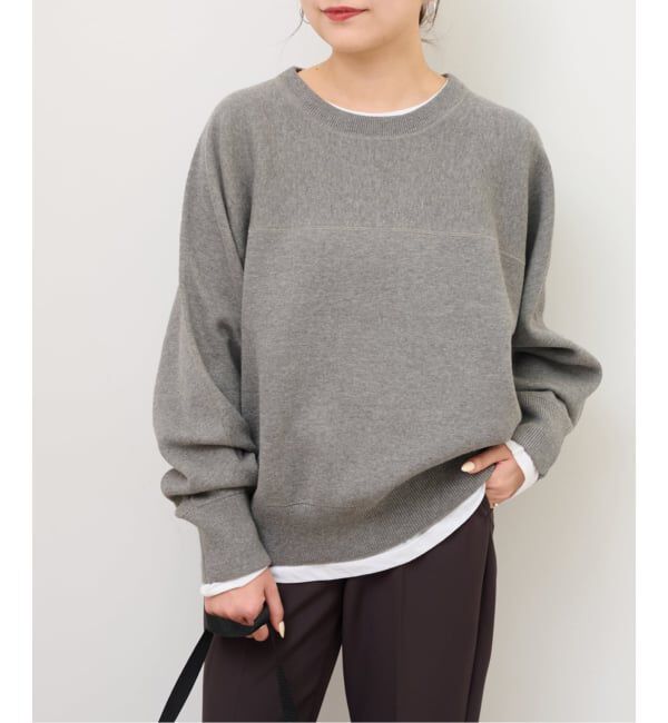 JOURNAL STANDARD relume「《追加》スウェットライクドルマンプルオーバー」|ニット・セーター|