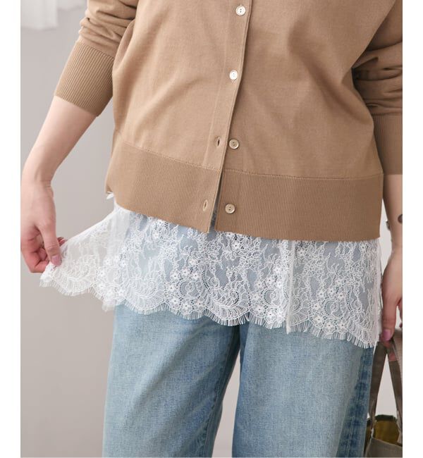 JOURNAL STANDARD「《追加予約3》レースヘムシアータンク」|Tシャツ・カットソー|