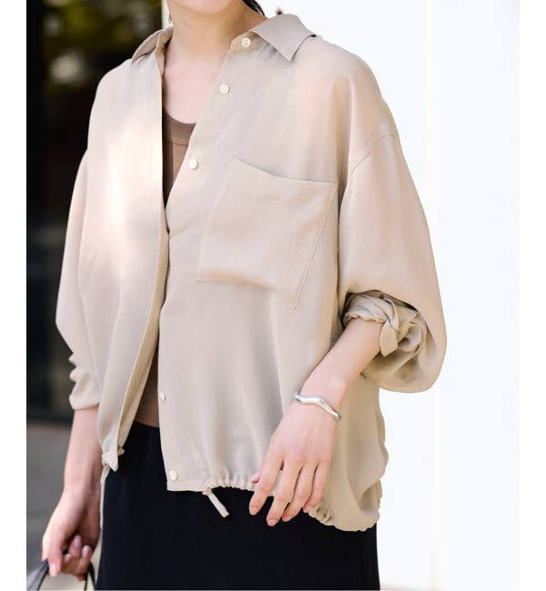 FRAMeWORK「≪手洗い可≫シアービエラドロストレギュラーシャツ」|シャツ・ブラウス|