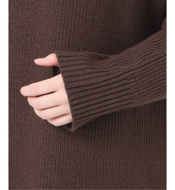  「【洗える】ファーグローブニットチュニック」|チュニック|