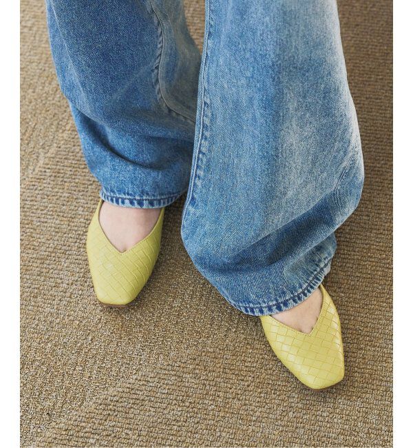  「《追加》スクエアVカットフラット」|その他|イエロー