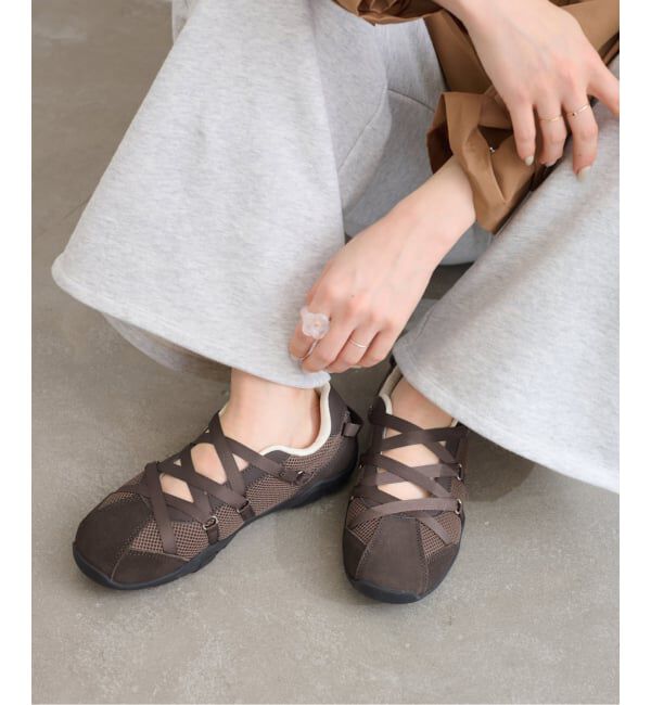  「rockfish/ ロックフィッシュ ZANE X STRAP SNEAKERS」|スニーカー|ブラウン