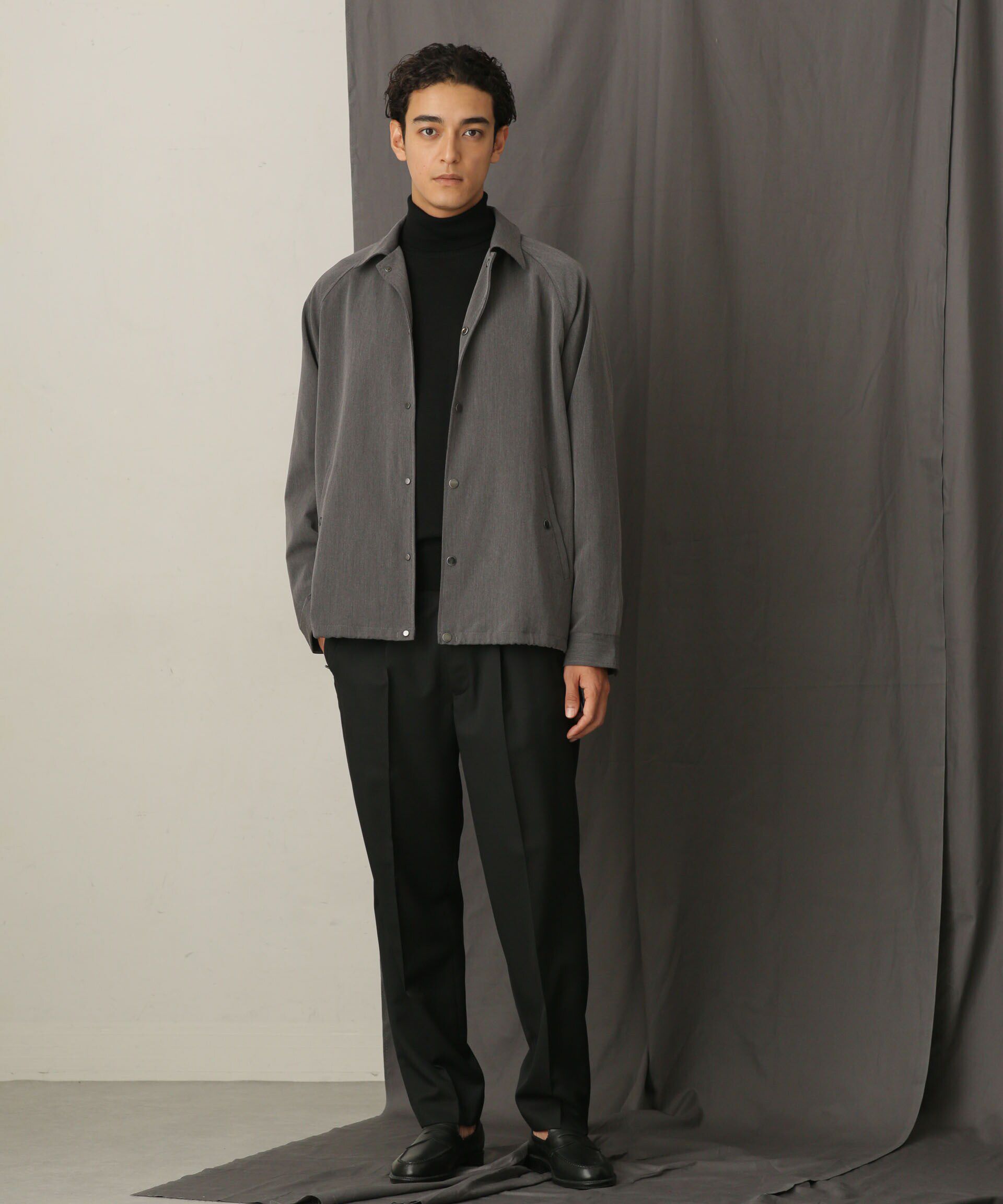 nano･universe「「毛玉レスニット」 ファインゲージタートルネック」|ニット・セーター|