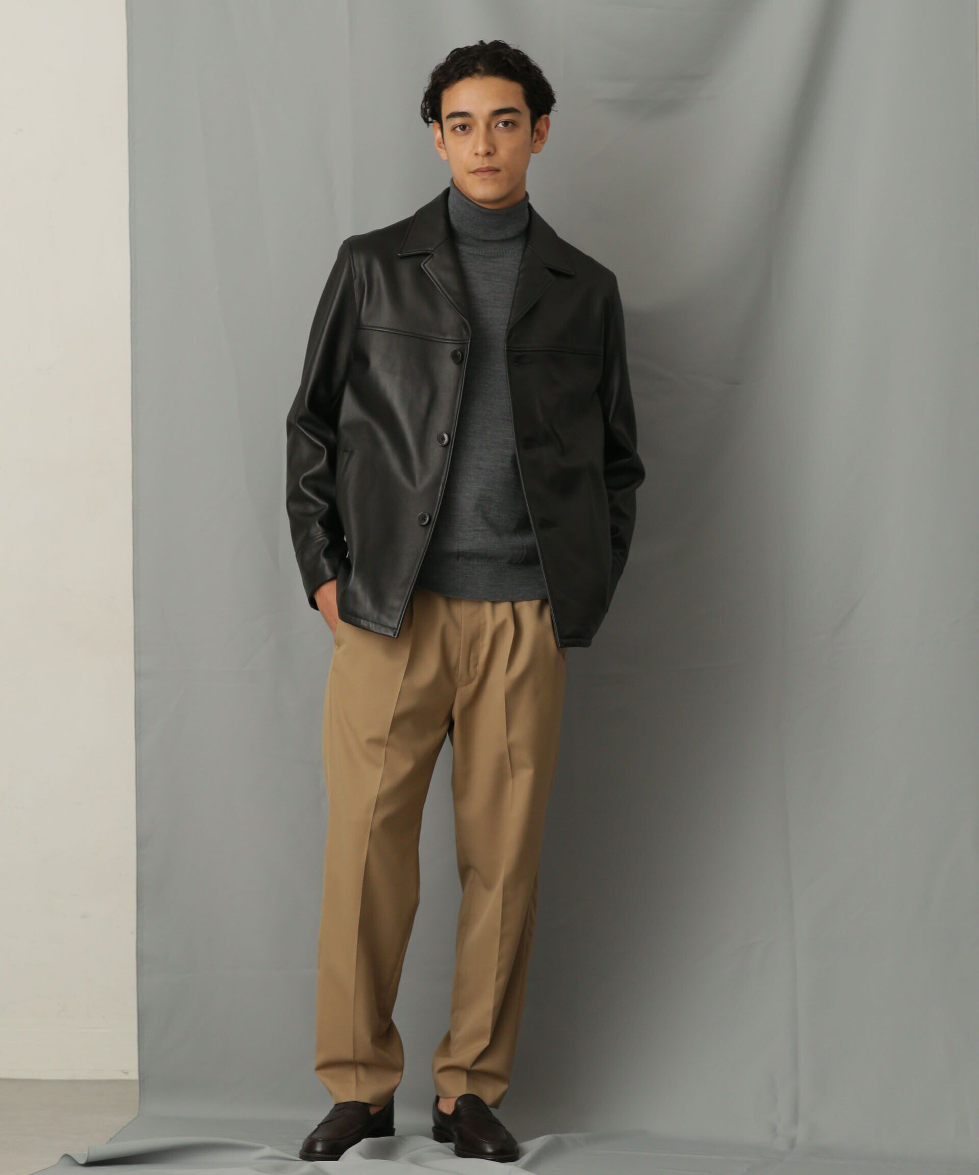 nano･universe「「毛玉レスニット」 ファインゲージタートルネック」|ニット・セーター|