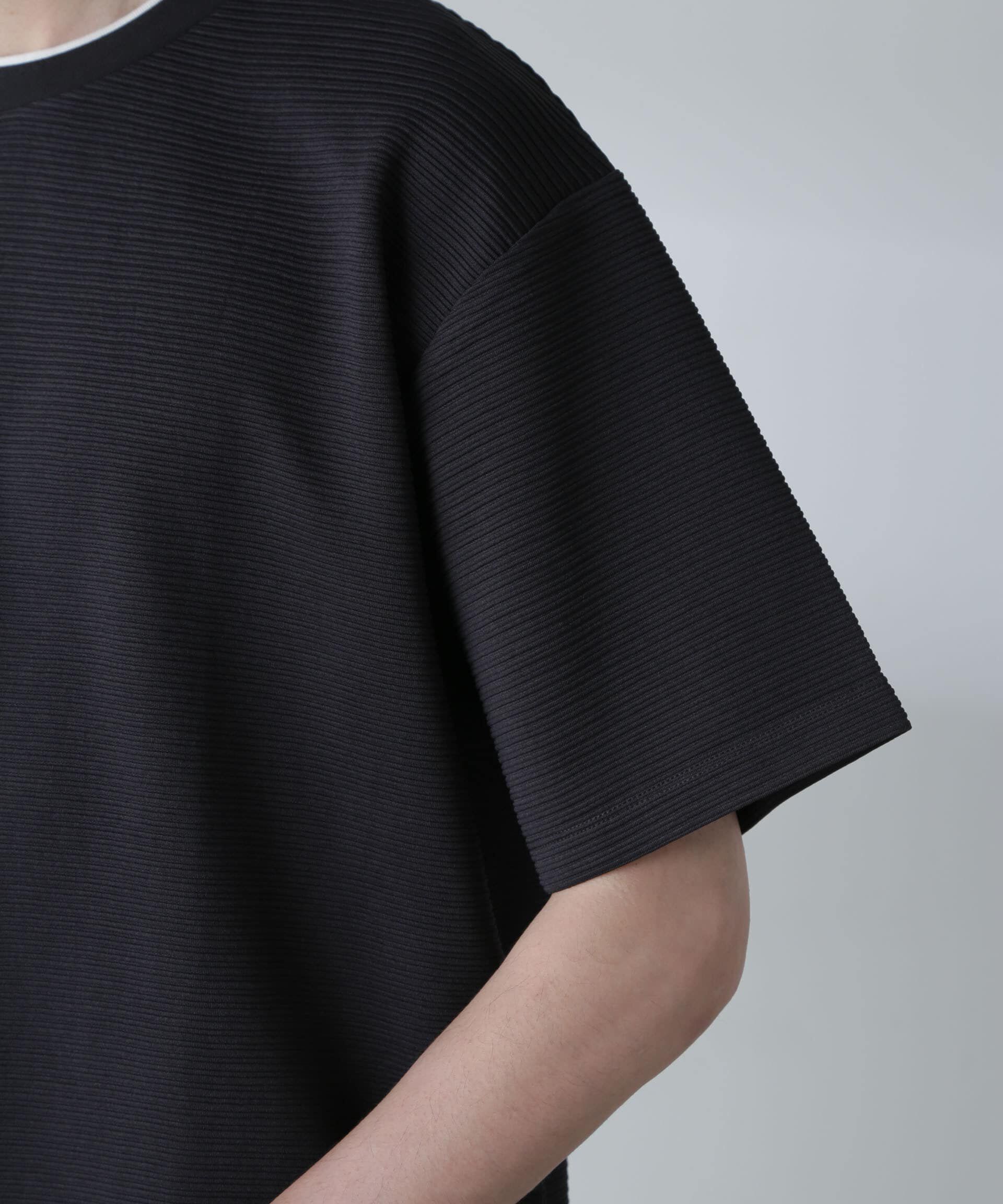 nano･universe「ガーターフェイクレイヤードTシャツ 半袖」|Tシャツ・カットソー|