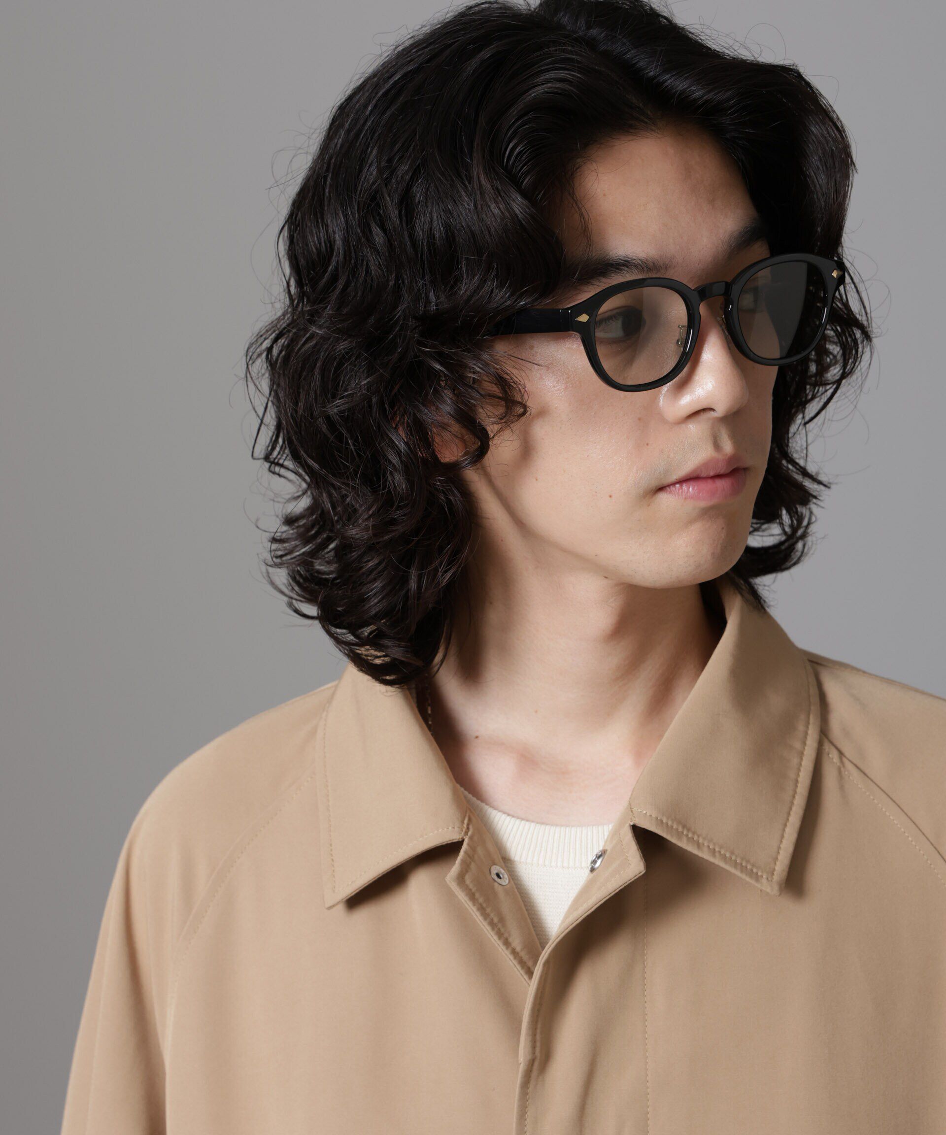 nano･universe「ウエリントン型スモークサングラス」|メガネ|