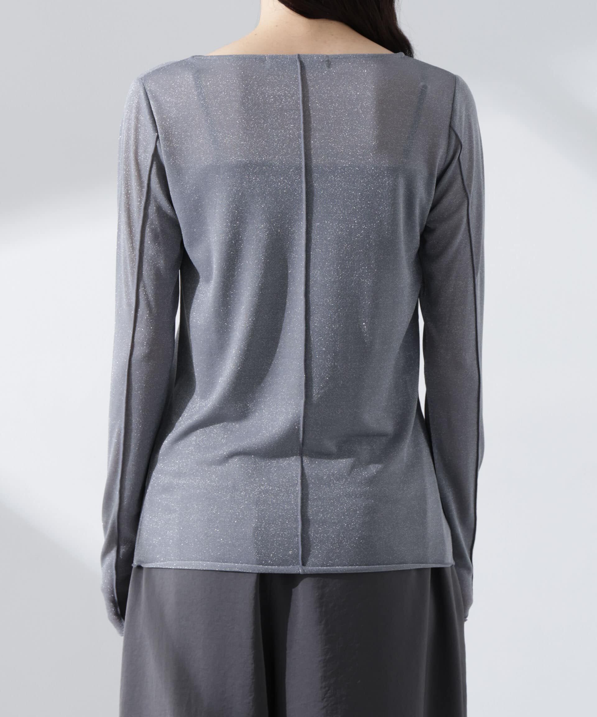 nano･universe「ラメシアーカットトップス」|Tシャツ・カットソー|