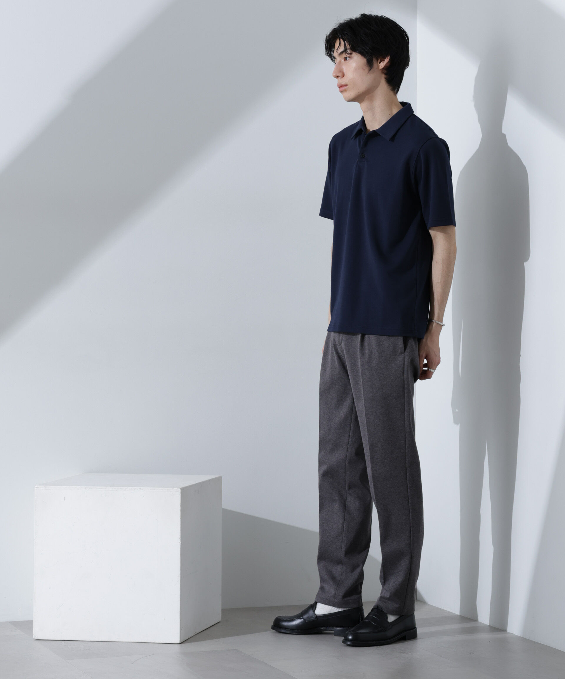 nano･universe「ストレッチカノコスラックス(セットアップ可)」|チノ|