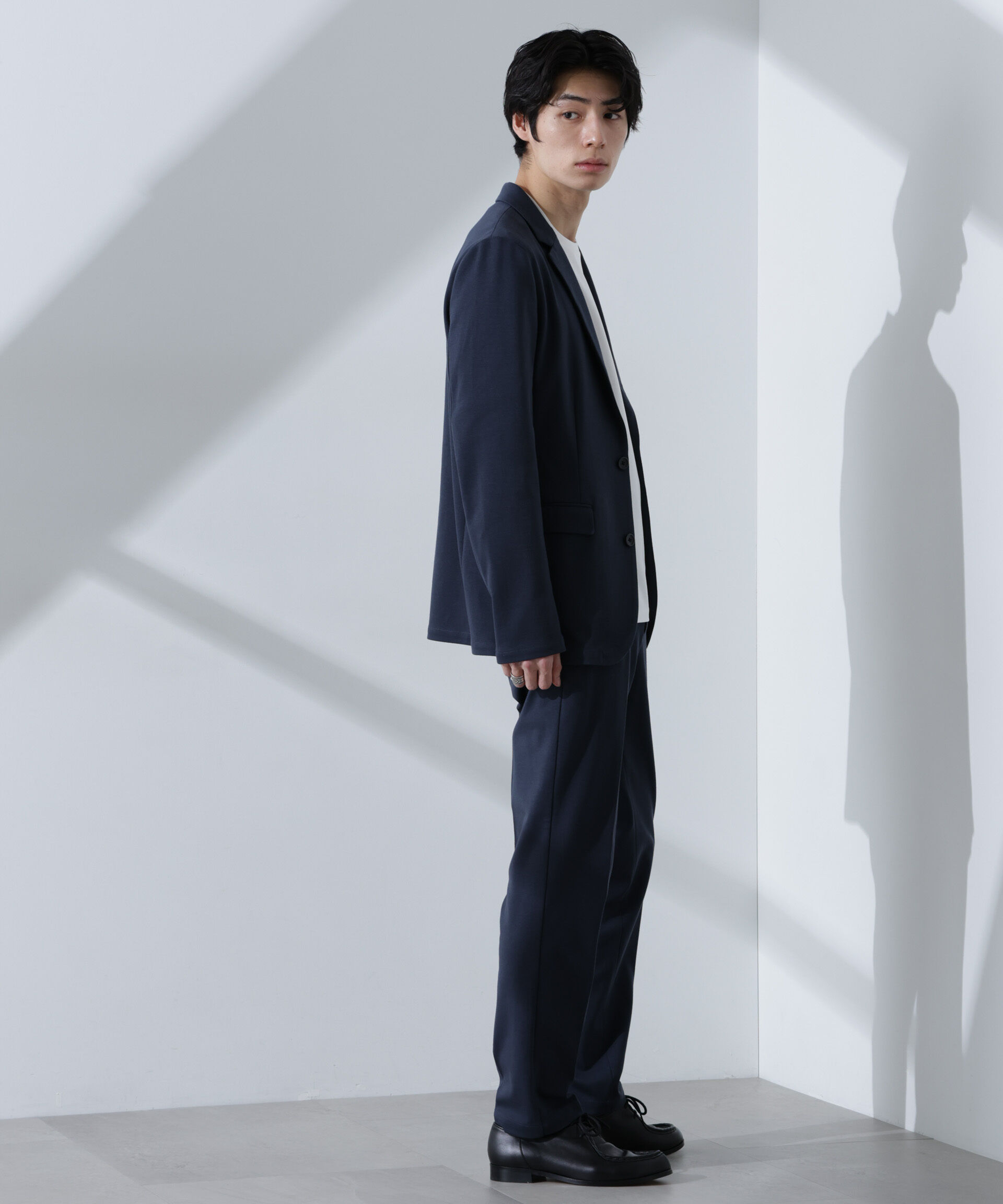 nano･universe「ストレッチカノコスラックス(セットアップ可)」|チノ|