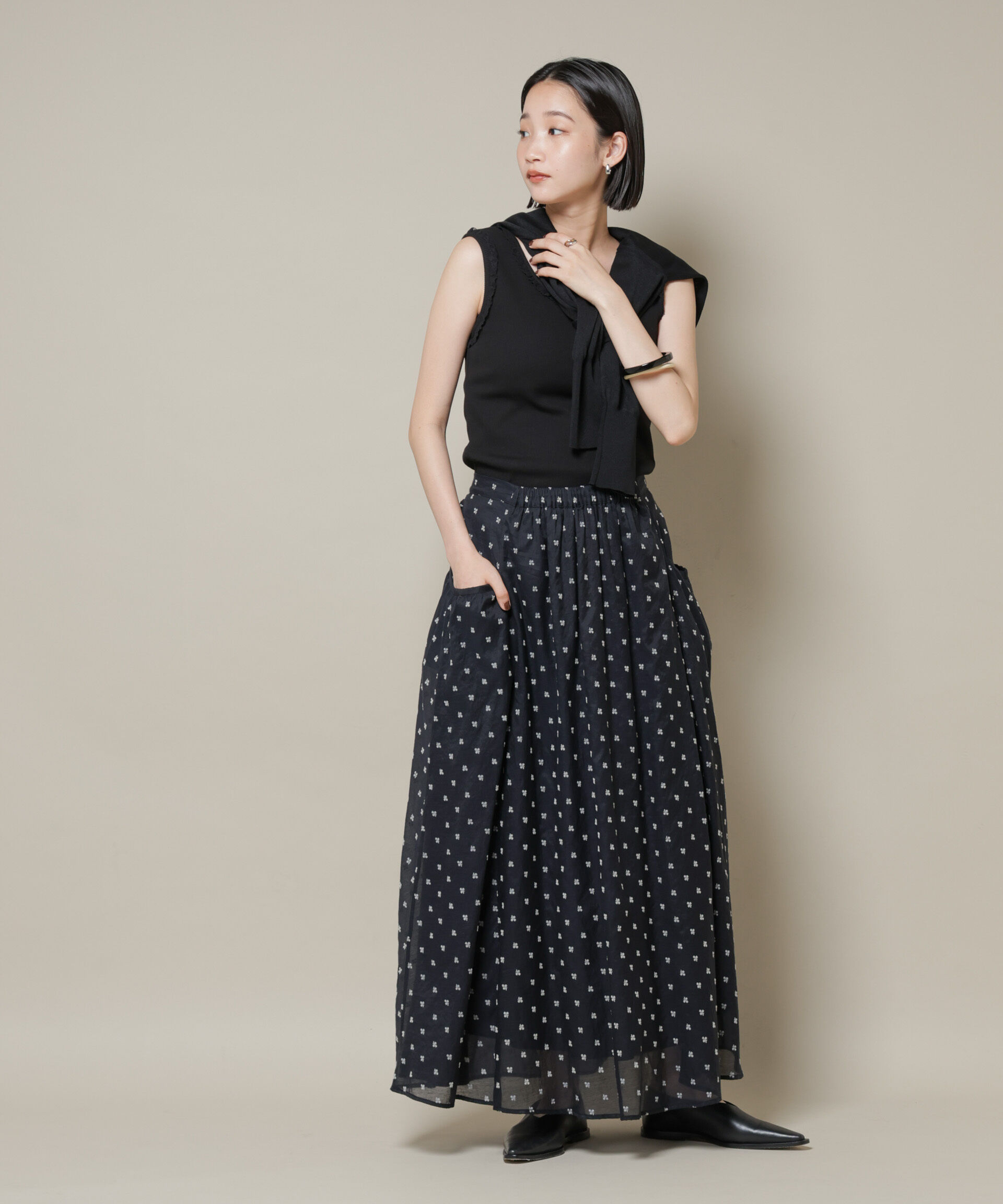 nano･universe「レーストリミングタンクトップ」|Tシャツ・カットソー|