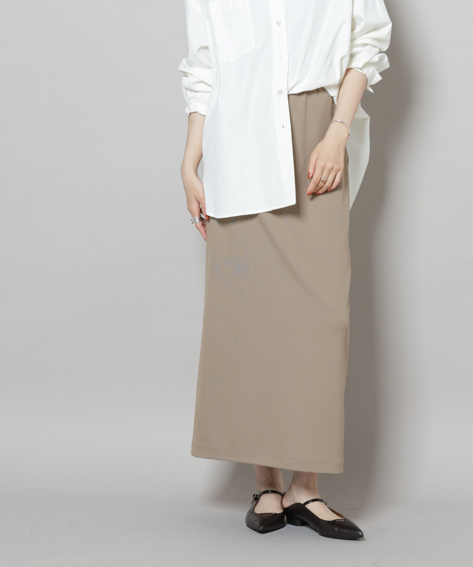 nano･universe「サカリバナロースカート(セットアップ可)」|スカート|