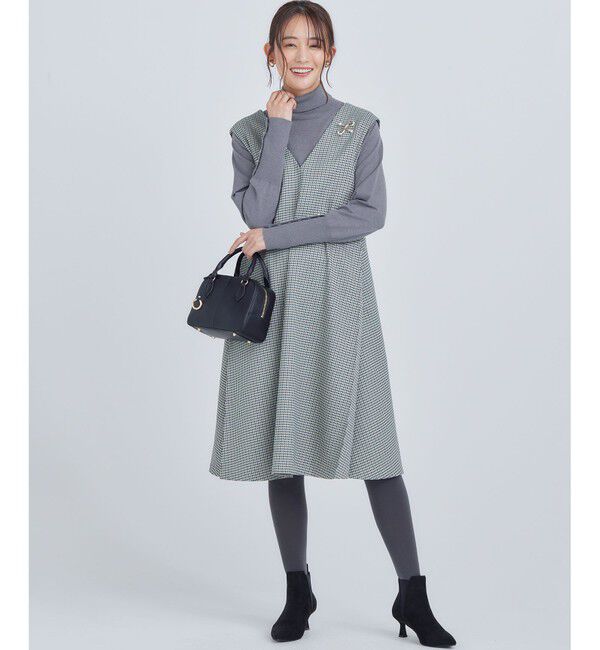 組曲「チドリツイル ジャンパーワンピース」|ジャンパースカート|