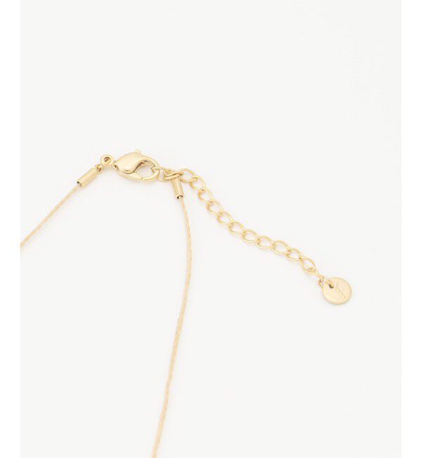 自由区「【カタログ掲載】ストーンメタルプレートコード ネックレス」|ネックレス|